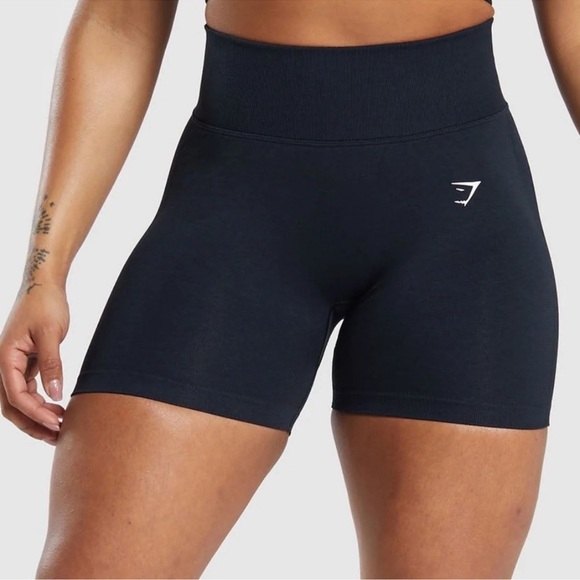 NWT Gymshark Lift Contour Seamless Shorts in Blue Size M - Picture 1 of 4